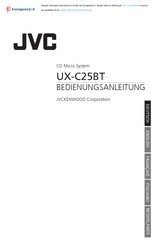 JVC UX-C25DA Manual