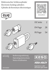 Assa Abloy KESO eCLIQ Operating Instructions Manual