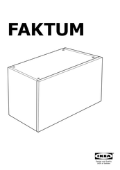 IKEA FAKTUM Manual