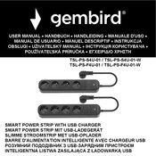 Gembird TSL-PS-S4U-01-W User Manual