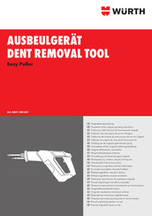 Würth Easy Puller Translation Of The Original Operating Instructions