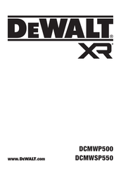 Dewalt DCMWP500 Manual