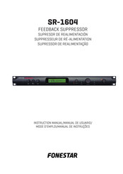 FONESTAR SR-1604 Instruction Manual