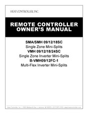 Heat Controller B-VMH09/12FC-1 Owner's Manual