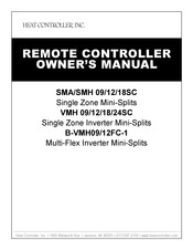 Heat Controller B-VMH09/12FC-1 Owner's Manual