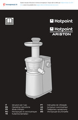 Hotpoint Ariston SJ 40 EU Operating Instructions Manual