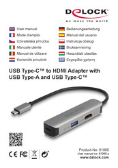 DeLOCK 61060 User Manual