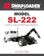 Efco SWAPLOADER SL-222 Parts And Operation Manual
