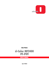 Olivetti PF-P09 Service Manual