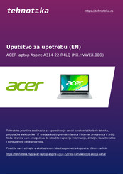Acer A314-22-R4LQ User Manual