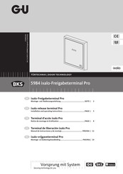 BKS ixalo release terminal Pro Installation And Operating Instructions Manual