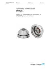 Endress+Hauser CUA261 Operating Instructions Manual