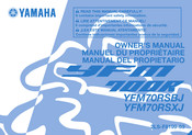Yamaha YFM70RSXJ 2017 Owner's Manual