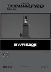 BorMann PRO BWR5205 Usage And Maintenance Manual