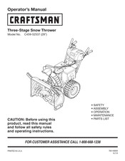 Craftsman C459-52537 Operator's Manual
