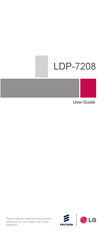 LG-Ericsson LDP-7208 User Manual