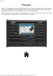KETRON SD90 Instructions Manual