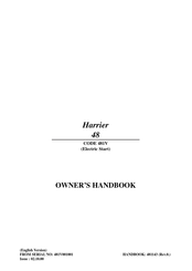 Hayter 481V Owner's Handbook Manual