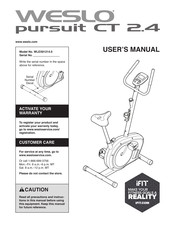ICON Health & Fitness WLEX81214.0 User Manual