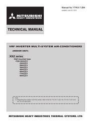 Mitsubishi Heavy Industries FDK36KXZE1 Technical Manual