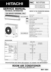 Hitachi RAS-EH36PHLAE Service Manual