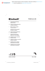 EINHELL 45.134.95 Operating Instructions Manual
