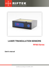 Riftek RF603 Series User Manual