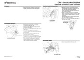 Honda CRF1100D2 User Manual