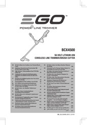EGO COMMERCIAL BCX4500 Manual