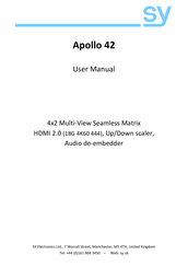 SY Apollo 42 User Manual