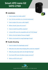 AutoAqua Smart ATO nano G2 Manual