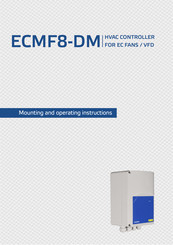 Sentera Controls ECMF8-DM Mounting And Operating Instructions