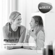 Brita mypure P1 Instructions For Use Manual