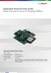 Bosch Sensortec Application Board 3.0 User Manual