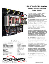 Power-Tronics PC1000B-3P Series Manual