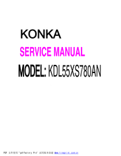 Konka KDL55XS780AN Service Manual