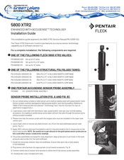 Pentair FLECK 5800 XTR2 Installation Manual