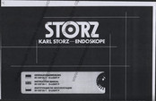 Storz 20 1337 20-1 Instruction Manual