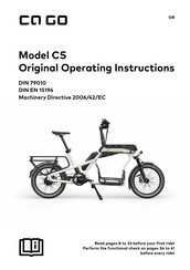 CAGO CS150 Original Operating Instructions