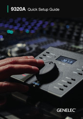 Genelec 9320A Quick Setup Manual