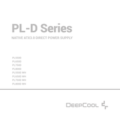Deepcool PL800D WH Manual