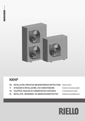 Riello NXHP Series Installation, Operation And Maintenance Instructions