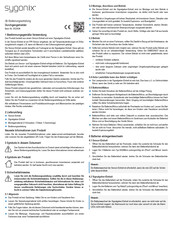 Sygonix 2522638 Operating Instructions Manual