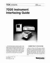 Tektronix TEK 7020 Manual