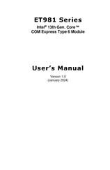 IBASE Technology ET981 Series User Manual