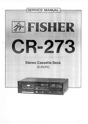 Fisher CR-273 Service Manual