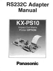 Panasonic KX-PS10 Manual