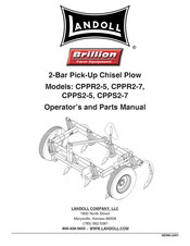 Landoll Brillion CPPR2-7 Operator And Parts Manual