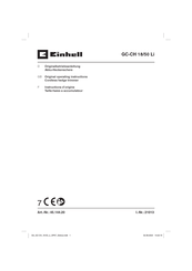 EINHELL 45.144.20 Operating Instructions Manual