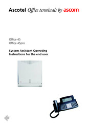 ASCOM Ascotel Office 45 Operating Instructions Manual
